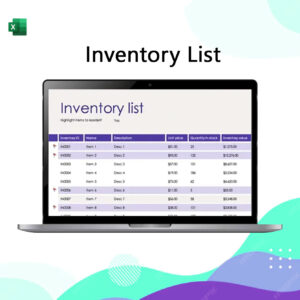 inventory list