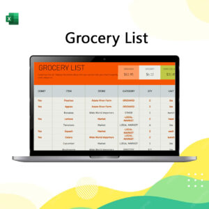 grocery list