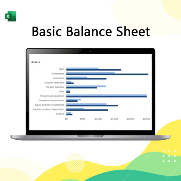 Basic Balance Sheet - Finance Excel Template
